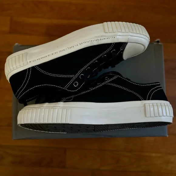 Men’s All Saints Low Top Sneakers, size 11 - Picture 2 of 13